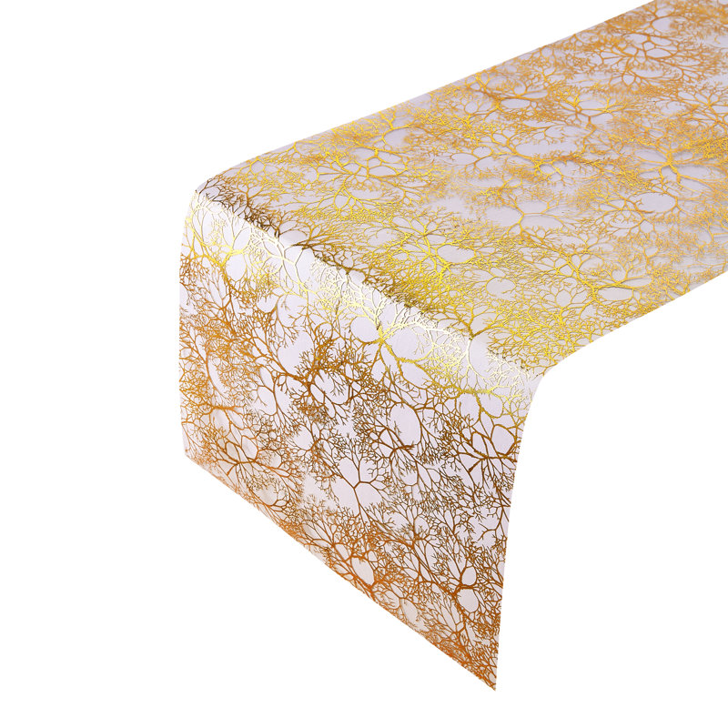 Chemin de table Bouck Branches, Or, 12
