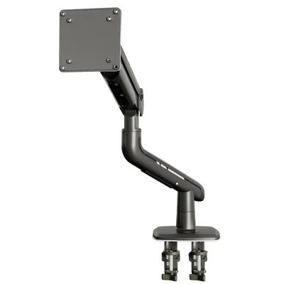 Monitor Height Adjustable Desk Mount With Ambient Light For 27”-49” Screen