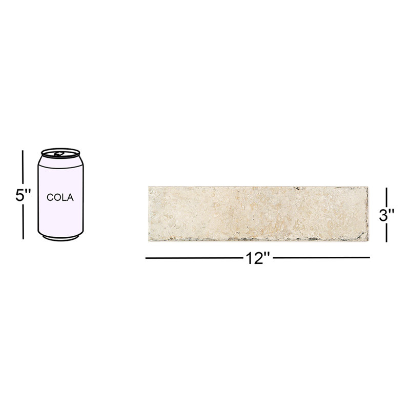 Carreau de porcelaine pour mur et plancher de 3 po x 12 po Alcazar, Pergamo