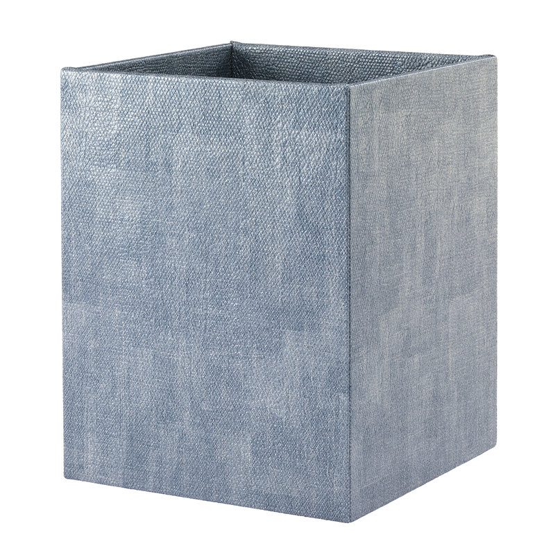Luster Waste Bin, Ice Blue