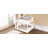 Queen Over Queen Bunk Bed With Storage Shelves And USB Ports-1216488243