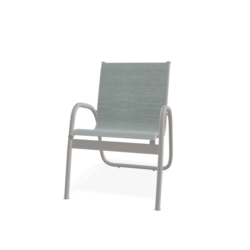 Fauteuil de patio Gardenella, Gris chaleureux texturé, Baja
