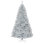 Arbre de Noël artificiel à charnière argent 7,5 pi