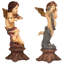 Figurines musicales chérubins de style baroque italien
