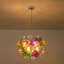 Lustre en verre transparent, luminaire suspendu moderne pour salle à manger-131457153