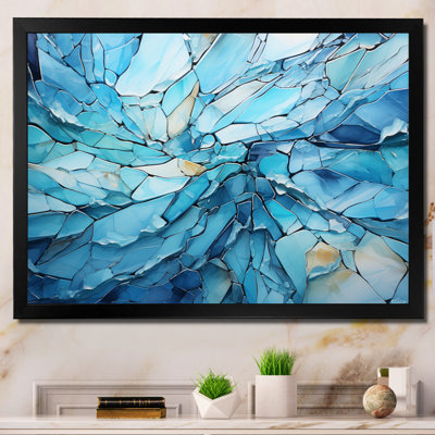 «Frauko Antartica Iceiant Kaleidoscope Geometric I», reproduction d'art sur toile