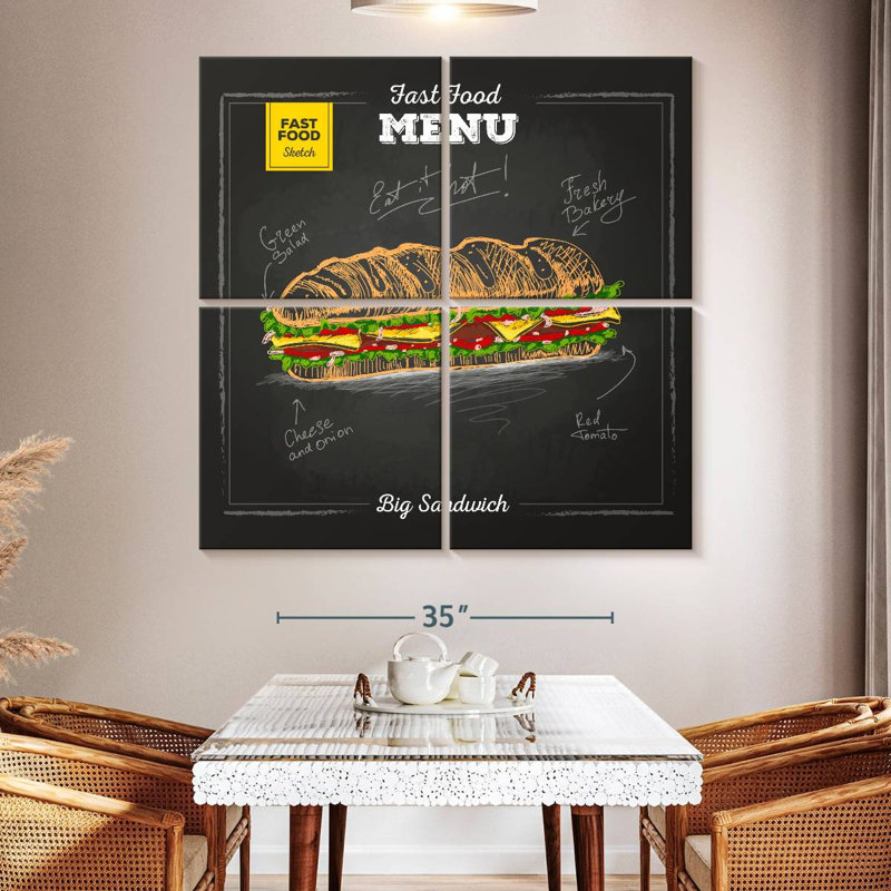 Yarlin Big Sandwich, H 50 po x l 50 po