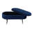 Ruslan Oval Storage Ottoman, Navy