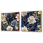 Vasbinder - Ensemble de 2 collages carrés floraux-101847675-101847676