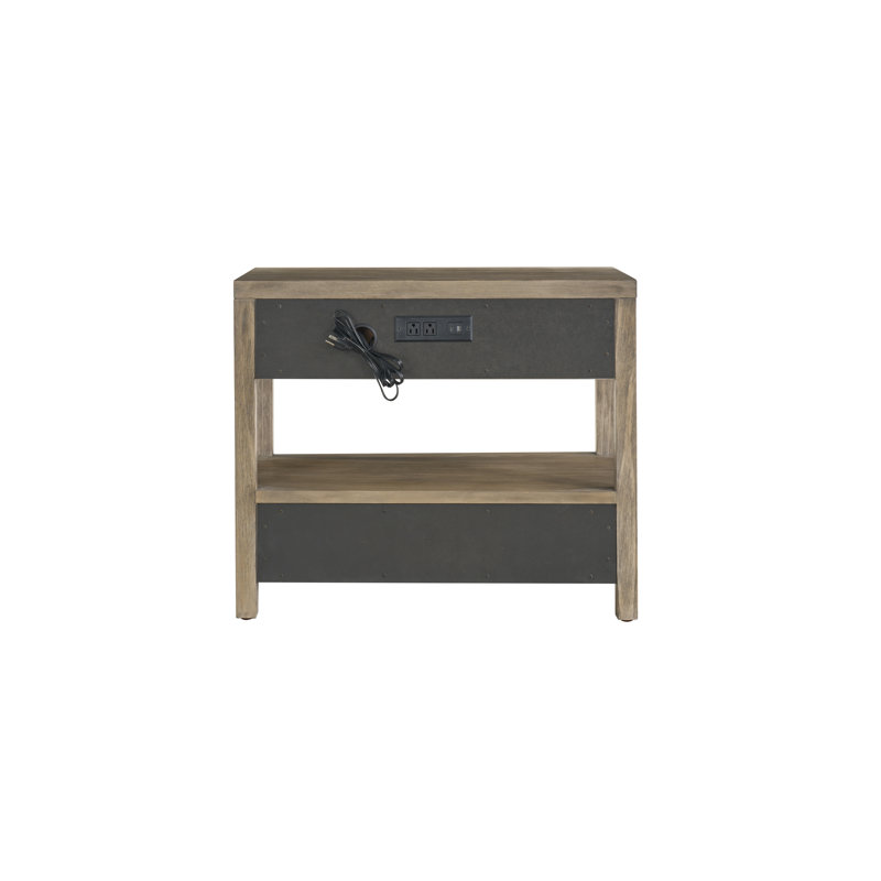 Baxley 33'' W Nightstand, Brown