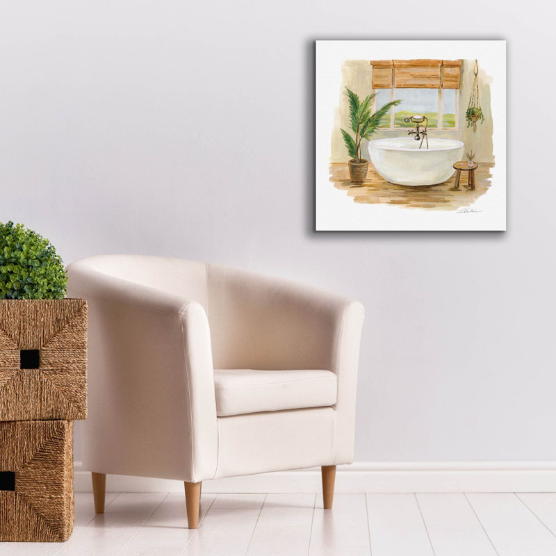«Sunny Spa I» par Silvia Vassileva, art mural sur toile, H 26 po x l 26 po x P 1,5 po