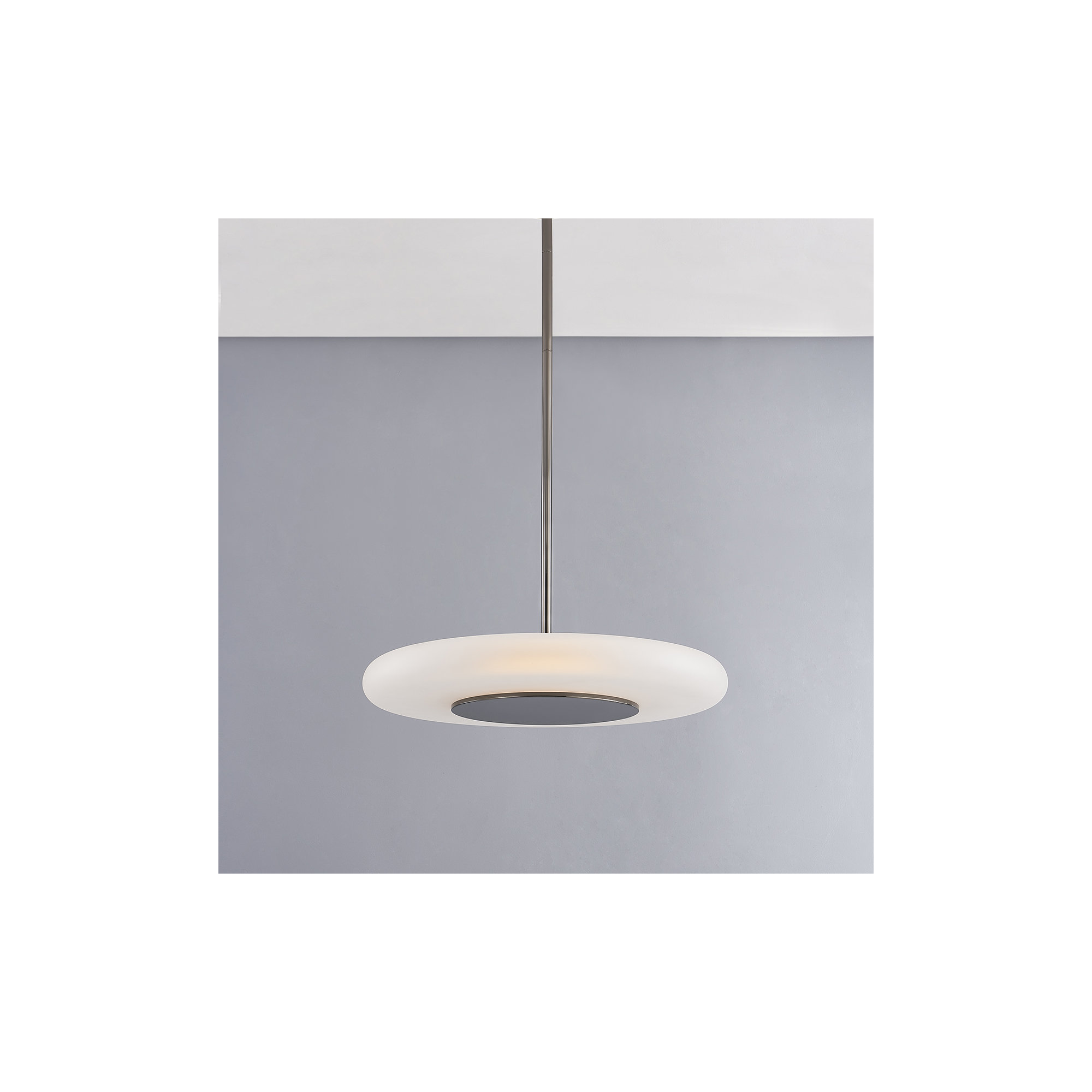 Blyford Pendant by PEMBROOKE & IVES, Black Nickel, 7.75" H x 20.75" W x 20.75" D