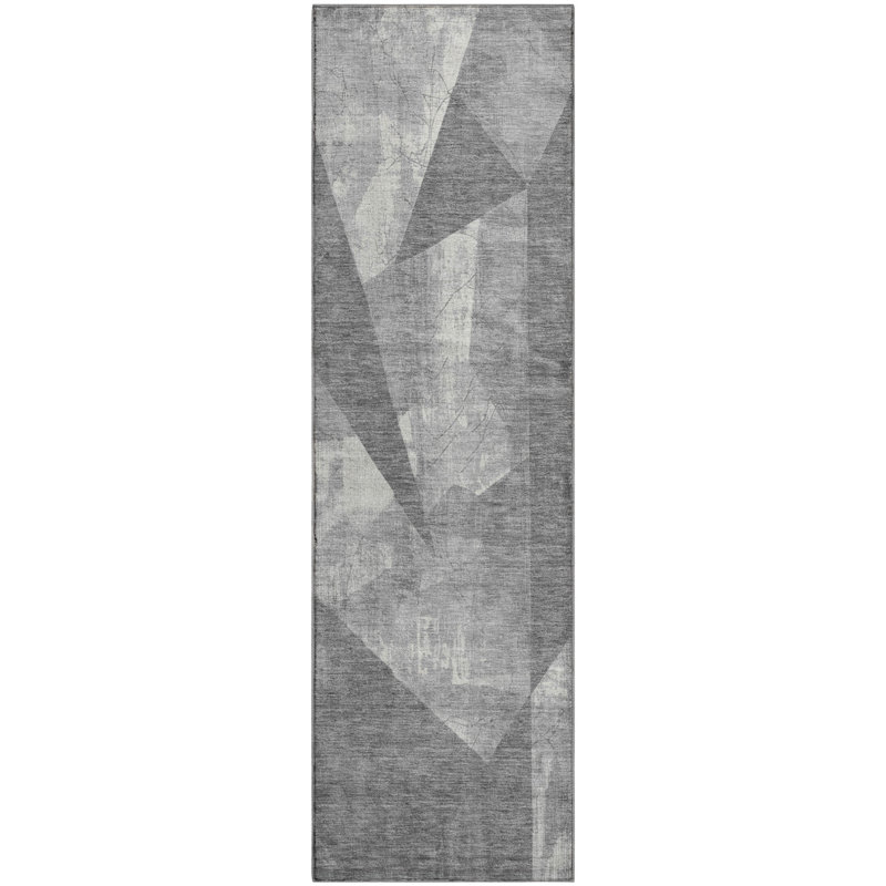 Premium Machine Washable Ashington AMF1838 Modern Rug, Runner 2'3" x 7'6"