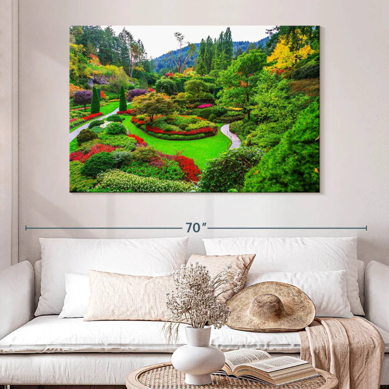 Sireci Butchart Garden Park, 34" H x 51" W