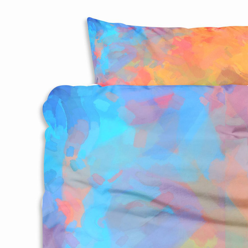 Polyester Duvet Cover, King Duvet Cover + 2 King Shams