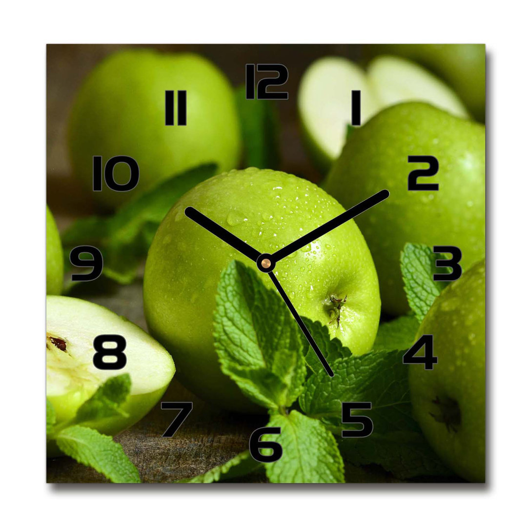 Analoge Wanduhr Johnye Apples 60 cm Geräuschlos