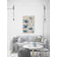 Floating Flowers 1 Piece Wrapped Canvas Painting-34371386