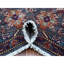 Tapis oriental super Kazak en laine pure noué à la main 8 pi 11 po x 12 pi 1 po gris