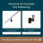 Modern Aluminum Handrail Grab Bar Kit, Adjustable Steel Brackets, Returns to Wall, Powder Coat-112291717-112291714