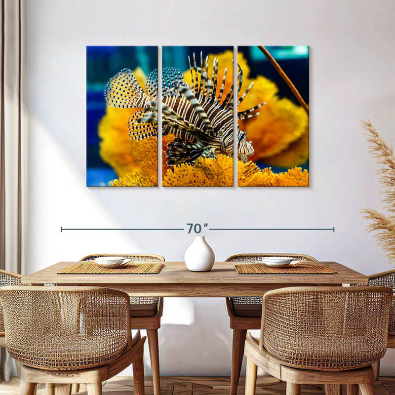 Saltwater Fish, 36" H x 57" W