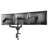 Mount-It Triple Monitor Mount for Gamers and Professionals | Fits Screens from 17 to 27 in. | Black