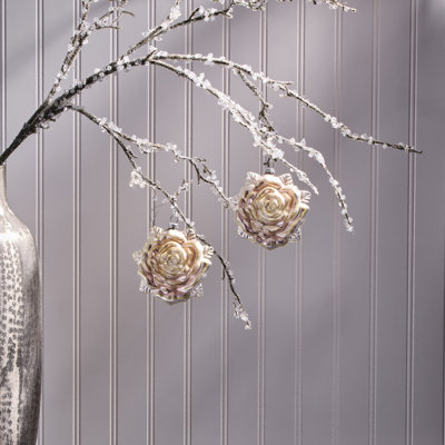 5"Glass Lewison Ornament 