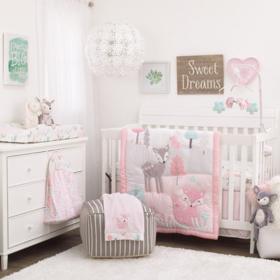 Ensemble de literie pour lit de bébé 4 pièces conforest friends Krebs