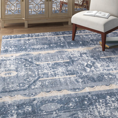Tapis bleu Parwich