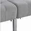 Canapé-lit Canapé-lit convertible gris clair pliable