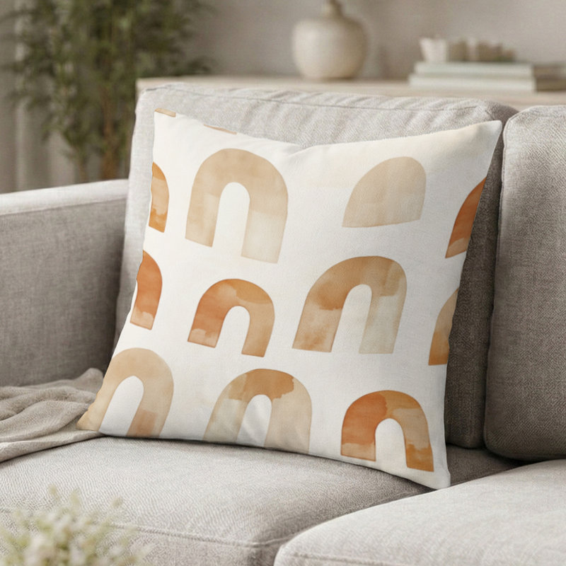 Coussin Modern - Coussin Boho Calm, H 16 po x l 16 po