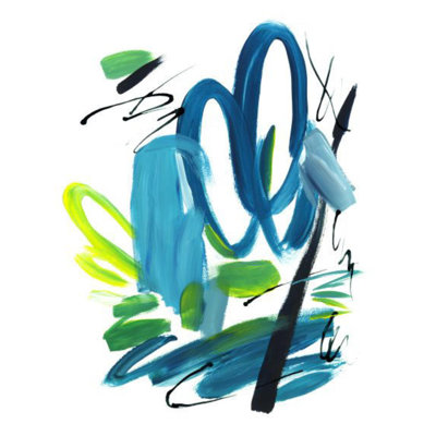Blurred Lines IV Print by Guseul Park