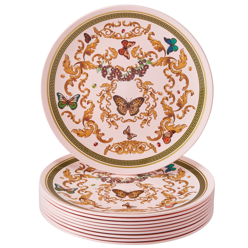 Disposable Salad Plate, Pink