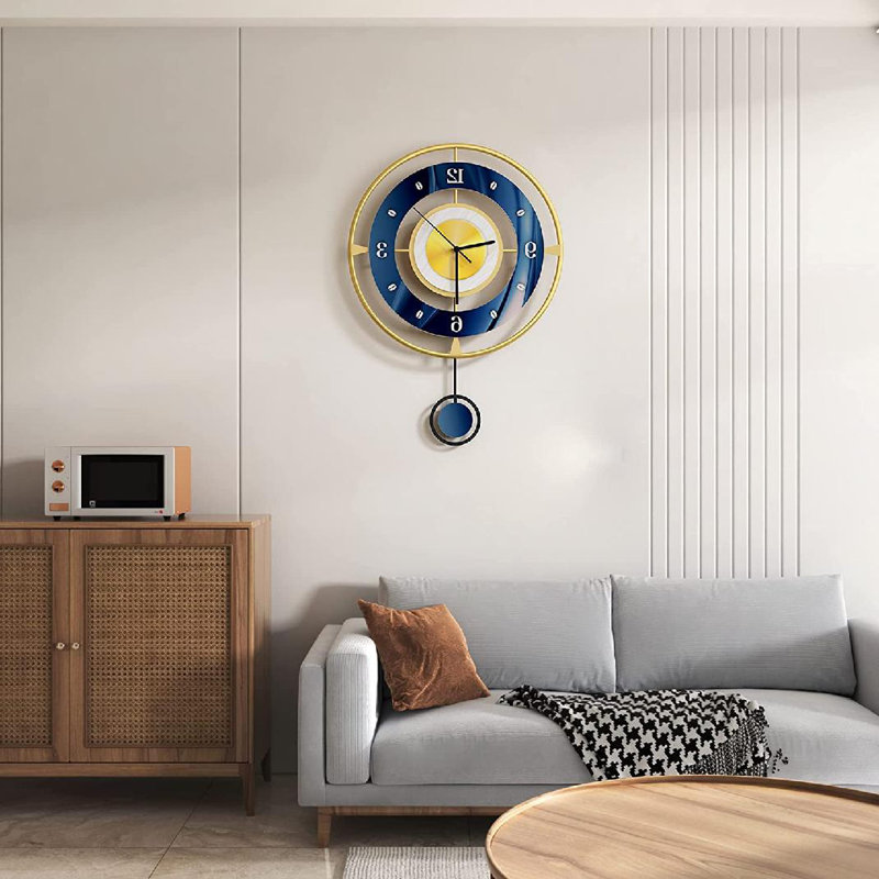 Clock Wall Decor on Metal
