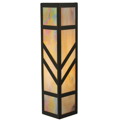 Santa Fe Bronze Flush Mounted Sconce