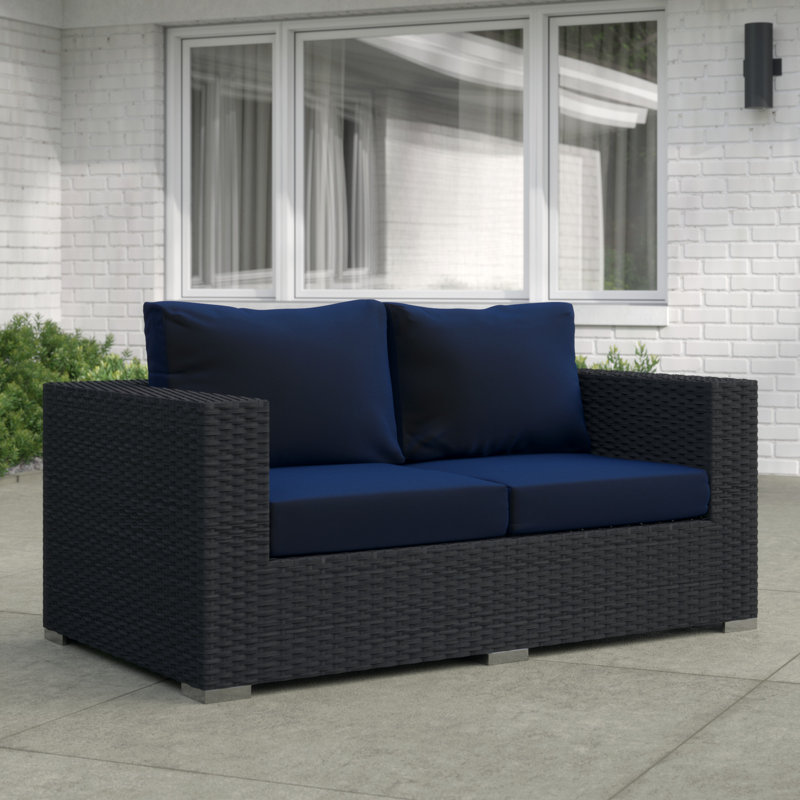 Causeuse Stopbrun, Toile bleu marine Sunbrella®