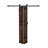 S Shape Solid Wood Bi-Fod Door With Hardware Track - Assembly Needed-110403505-109425771