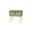 Allem 1 Drawer Bedside Cabinet (Ready Assembled)-1414202844