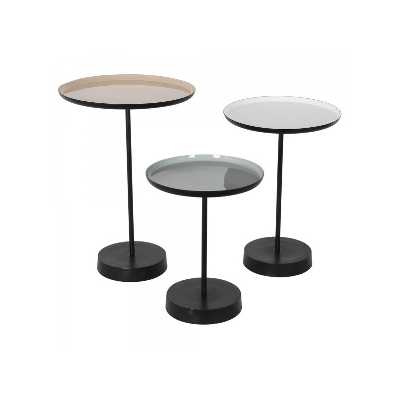 Dormer Iron Tray Top Nesting Tables