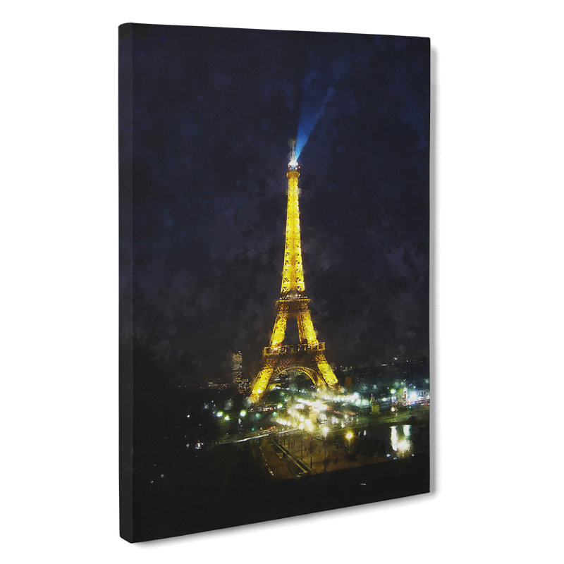 Eiffel Tower Vol.4 - Wrapped Canvas Print, 50cm H x 35cm W x 3cm D