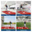 Tapis de baseball et de balle molle avec plaque de base - envers en caoutchouc antidérapant, gazon de frappeur portable résistant à la décoloration pour l'entraînement intérieur / extérieur, pratique de la posture, gazon artificiel de 11 mm d'épaisseur-1359629180-1359629181