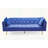 Twin 71'' Velvet Sofa-1369412236