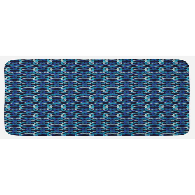 Modern & Contemporary Synthetic Kitchen Mat
