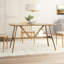 Chantilly Solid Wood Base Dining Table-70150140