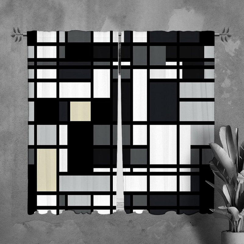 Paire de rideaux obscurcissant en polyester Sakchan, L 20 po x H 61 po