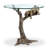 Glass Top End Table