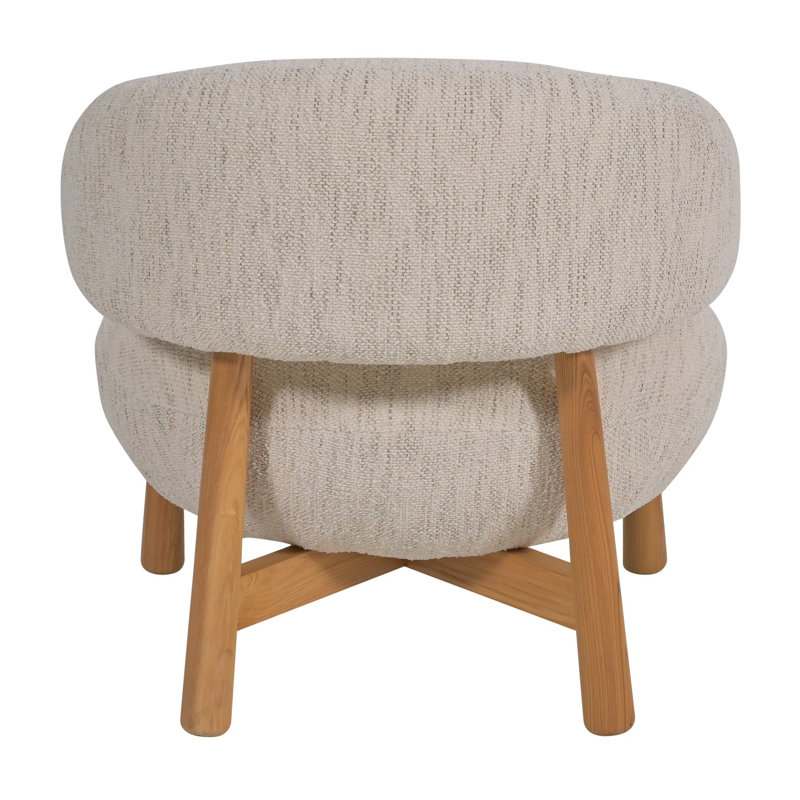Chaise d'appoint Pina Colada en lin beige