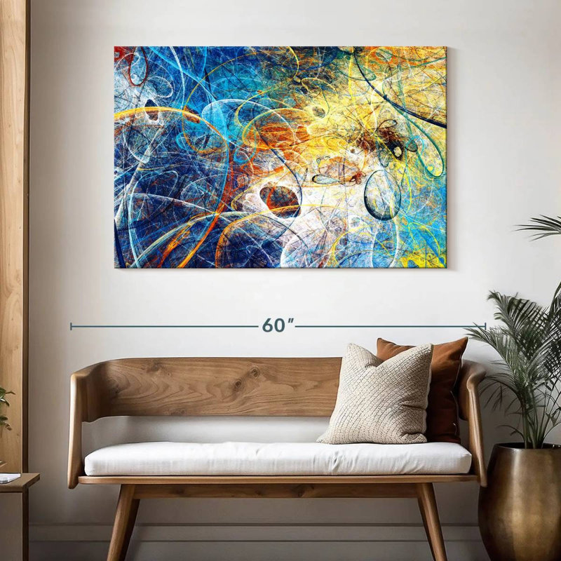 Avery Space Time Warp Abstract, 32" H x 48" W