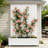 Modern Look Metal Planter Wall with Trellis, Outdoor Elevated Garden Bed with Drainage & Lockable Wheels, PLanter Pot Perfect for Climbing Plants, Vegetables, and Roses – Designed for Gardening Enthusiasts-1138453777-1138453779