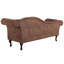 Canales Faux Leather Chaise Lounge