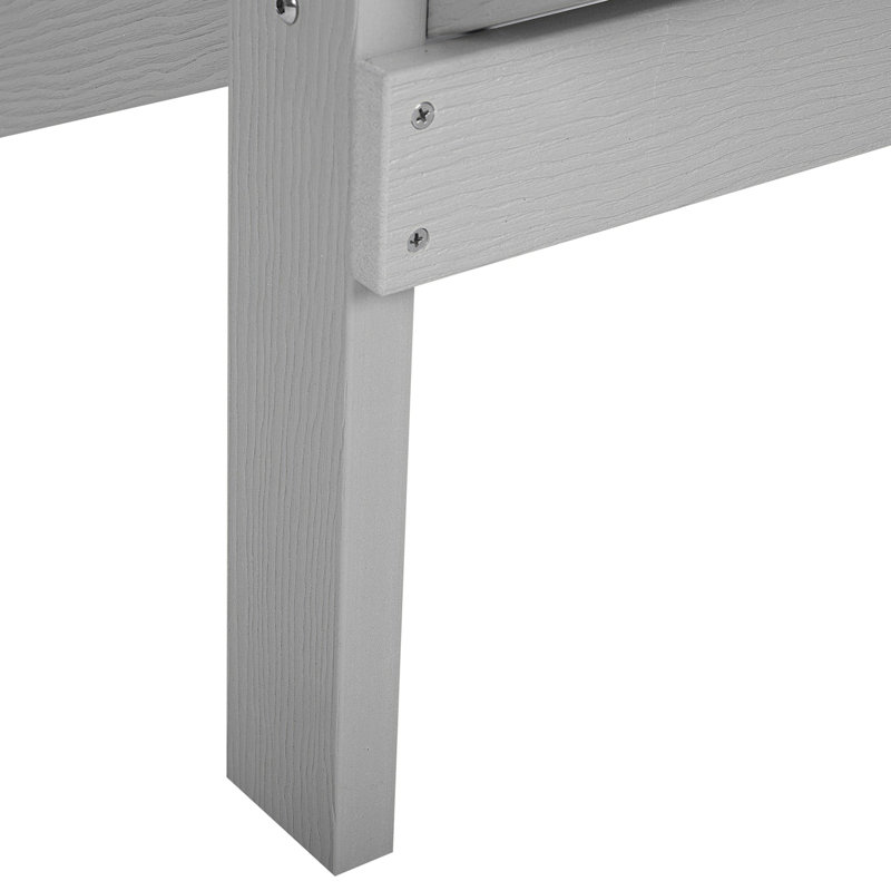 Calais Outdoor Adirondack Chair, Light Grey